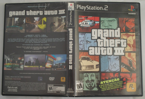 Grand Theft Auto Ill Gta 3 Ps2 Original Usado